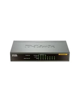 DLINK DES-1008PA Switch 8 Ports 10/100Mbps with 4 PoE Ports