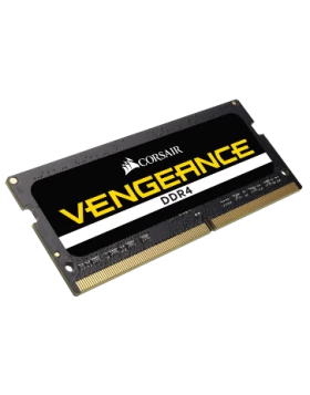 CORSAIR RAM SODIMM XMS4 KIT 8GB CMSX8GX4M1A2666C18, DDR4, 2666MHz, LATENCY 18-19-19-39, 1.20V, VENGEANCE, BLACK, LTW