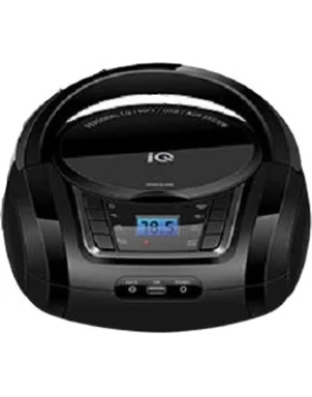 Φορητό ράδιο-CD με USB IQ CD-498 σε μαύρο χρώμα