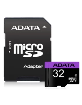 ADATA SDHC MICRO 32GB PREMIER AUSDH32GUICL10-RA1, CLASS 10, UHS-1, SD ADAPTER, 5YW
