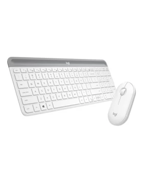 LOGITECH Keyboard/Mouse Wireless MK470 White, EN (920-009205)