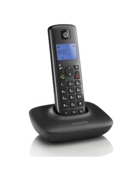 Motorola T401+ Black (Ελληνικό Μενού) Ασύρματο τηλέφωνο με φραγή αριθμών, ανοιχτή ακρόαση και Do Not Disturb