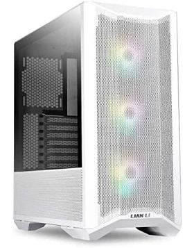 Lian Li Lancool II Mesh White - White ( 3 x 120mm aRGB fans included) PC Case (G99.LAN2MRS.50)