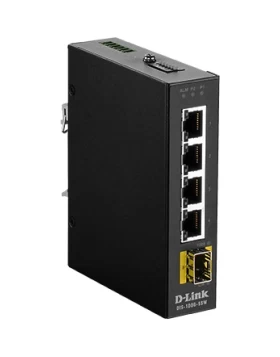D-LINK 5 Port Unmanaged Industrial Switch with 4 GB PORTS (DIS-100G-5SW)