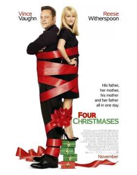 ΧΡΙΣΤΟΥΓΕΝΝΑ ΣΤΑ ΤΕΣΣΕΡΑ - FOUR CHRISTMASES DVD USED