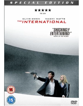 THE INTERNATIONAL DVD USED