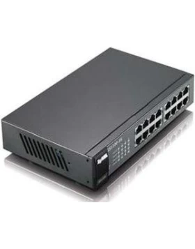 ZYXEL SWITCH GS1100-16, 16 PORTS 10/100/1000Mbps, ENTERPRISE LAN SWITCH, RACKMOUNT, 2YW
