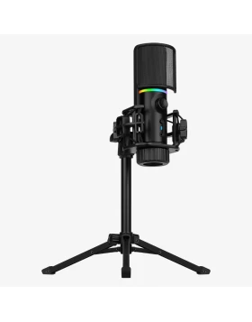 Streamplify MIC RGB microphone, USB-A, Black - incl. Tripod (GAPL-1216)