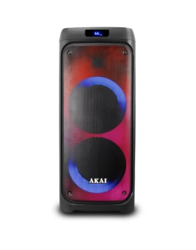 Akai Party Speaker 260 Φορητό Bluetooth party speaker με LED, USB, micro SD, Aux-In και ενσύρματο  μικρόφωνο – 50 W RMS