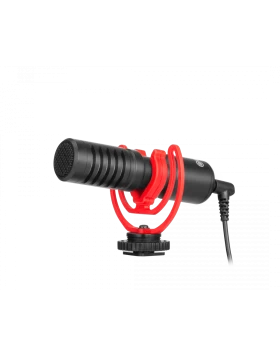 BOYA BY-MM1+ shotgun mic Universal Mini Shotgun Mic 3.5mm for camera, phone, laptop improved signal