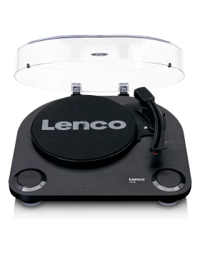 Lenco LS-40 Πικάπ με Ενσωματωμένα Ηχεία σε μαύρο χρώμα