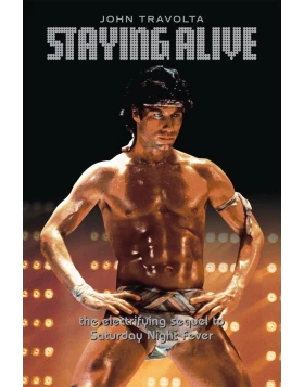 STAYING ALIVE HARDCOVER DVD USED