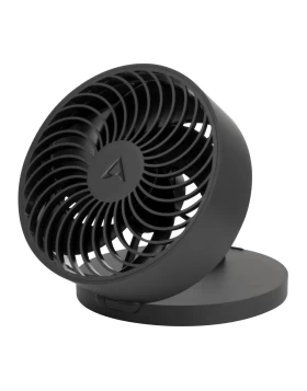 Arctic Summair - Foldable Table Fan with Integrated Battery, Black