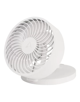 Arctic Summair - Foldable Table Fan with Integrated Battery, White