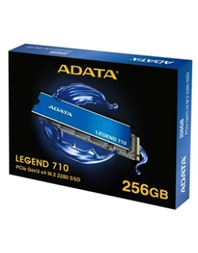 ADATA SSD M.2 NVMe PCI-E 256GB LEGEND 710 ALEG-710-256GCS, M.2 2280, NVMe PCI-E GEN3x4, READ 2400MB/s, WRITE 1800MB/s, 3YW