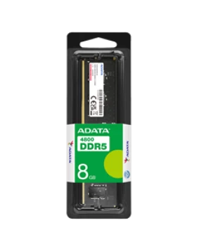 ADATA RAM DIMM 8GB AD5U48008G-S, DDR5, 4800MHz, CL40, SINGLE TRAY, LTW