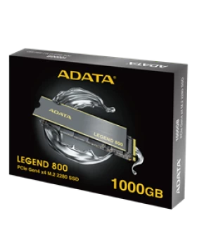 ADATA SSD M.2 NVMe PCI-E 1TB LEGEND 800 ALEG-800-1000GCS, M.2 2280, NVMe PCI-E GEN4x4, READ 3500MB/s, WRITE 2200MB/s, 3YW