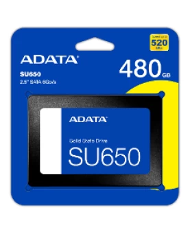 ADATA SSD 2.5'' 480GB ASU650SS-480GT-R, SATA3, READ 520 MB/s, WRITE 450MB/s, 3YW