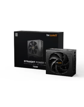 BEQUIET PSU STRAIGHT POWER 12 750W BN336, PLATINUM CERTIFIED, MODULAR CABLES, SILENT WINGS 135MM FAN, 10YW