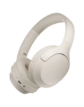 QCY H2 PRO Headset White V5.3 Bluetooth ENC Call Noise Cancelling Headphones 40mm drivers 60h