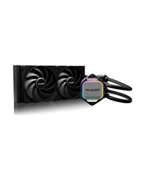 BEQUIET CPU HYDRO COOLER PURE LOOP 2 240MM BW017, INTEL 1700/1200/1150/1151/1155, AMD AM45/AM4, SQUARE ARGB ILLUMINATING COOLING BLOCK, 2x FAN PURE WINGS 3 120MM, 3YW