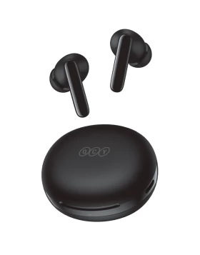 QCY T13 ANC 2 Black – TWS 28dB active noise canceling 10mm drivers, BT 5.3 30 hours True Wireless
