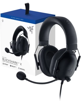 Razer BLACKSHARK V2 X - PLAYSTATION Licensed - 7.1 Gaming Headset – Audio Jack - PC/PS4/PS5/Switch