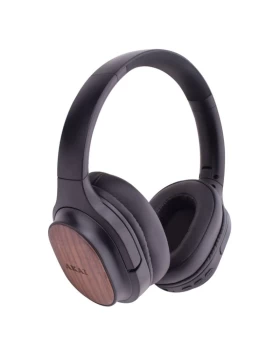 Akai BTH-W150ANC Ασύρματα over ear αναδιπλούμενα bamboo ακουστικά με Bluetooth, ΑNC, NTC, handsfree και Hifi Stereo Sound