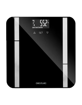 Ψηφιακή Ζυγαριά Μπάνιου με Λιπομετρητή Μαύρη CECOTEC 9450 Full Healthy CEC-04089