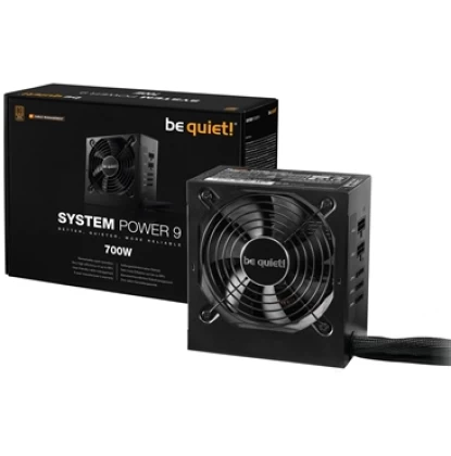 BEQUIET PSU SYSTEM POWER 9 700W CM BN303, BRONZE CERTIFIED, SEMI-MODULAR AND FLAT CABLES, 12CM QUIET & COOL FAN, 3YW