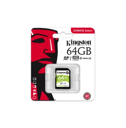 KINGSTON Memory Card Secure Digital SDS2/64GB, Class 10