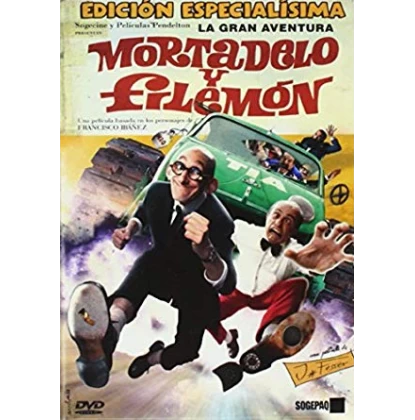 ΑΝΤΙΡΙΞ ΚΑΙ ΣΥΜΦΩΝΙΞ Η ΜΕΓΑΛΗ ΠΕΡΙΠΕΤΕΙΑ - MORTADELO & FILEMON THE BIG ADVENTURE DVD