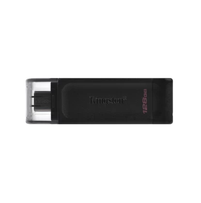 KINGSTON USB Stick Data Traveler DT70/128GB, USB 3.2 Type-C, Black