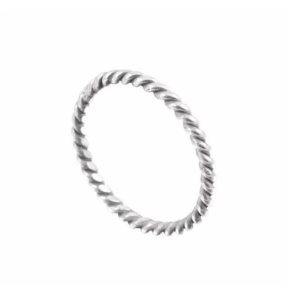 Ασημένιο δαχτυλίδι 9A-RG039-1-56 βεράκι σε ασημί χρώμα