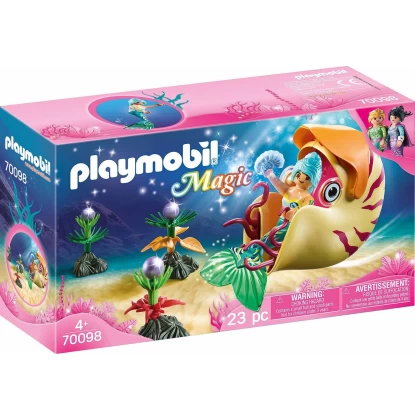 Playmobil 70098 Magic: Mermaid with Snail Gondola