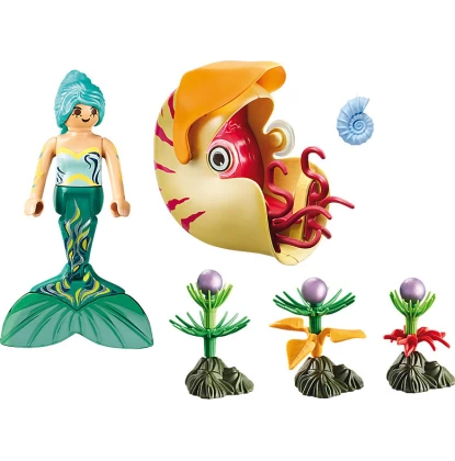 Playmobil 70098 Magic: Mermaid with Snail Gondola