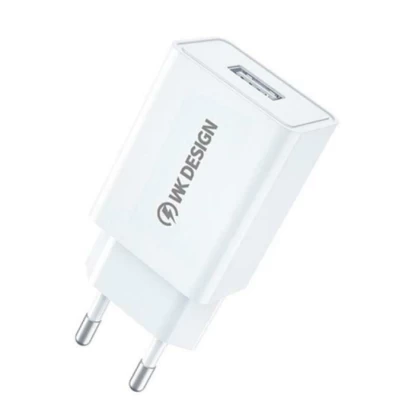 Φόρτιστης WK WP-U118 με Θύρα USB-A 10W σε λευκό χρώμα (250589)