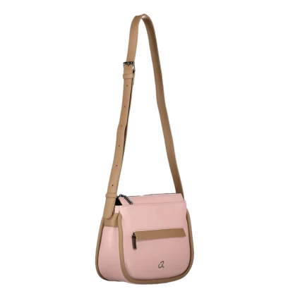 Γυναικεία τσάντα χιαστή Axel 1020-0539 σε Λιλά χρώμα