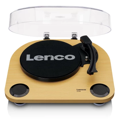 Lenco LS-40 Πικάπ με Ενσωματωμένα Ηχεία σε Καφέ χρώμα
