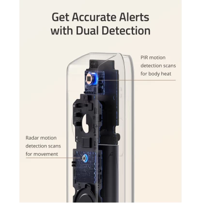 ANKER Eufy Wireless Battery Doorbell Dual Lens 2K Add On
