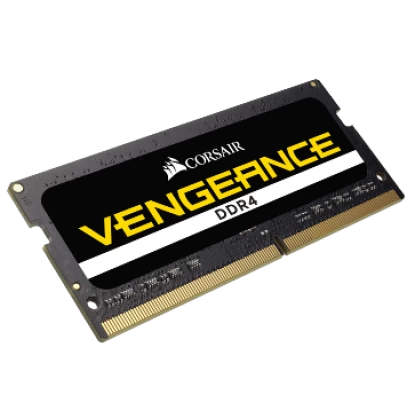 CORSAIR RAM SODIMM XMS4 KIT 8GB CMSX8GX4M1A2666C18, DDR4, 2666MHz, LATENCY 18-19-19-39, 1.20V, VENGEANCE, BLACK, LTW