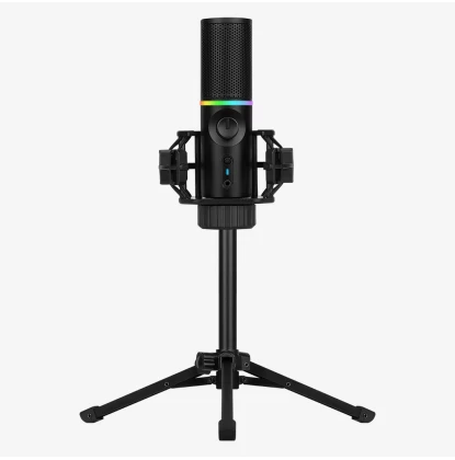 Streamplify MIC RGB microphone, USB-A, Black - incl. Tripod (GAPL-1216)